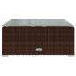 Preview: 7-tlg. Garten-Lounge-Set mit Kissen Poly Rattan Braun