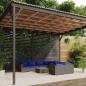 Preview: ARDEBO.de - 9-tlg. Garten-Lounge-Set mit Kissen Poly Rattan Grau