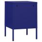 Preview: Nachttisch Marineblau 35x35x51 cm Stahl