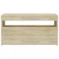 Preview: TV-Schrank mit LED-Leuchten Sonoma-Eiche 75x35x40 cm