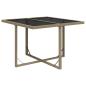 Preview: 5-tlg. Garten-Essgruppe mit Kissen Poly Rattan Beige