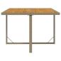 Preview: 9-tlg. Garten-Essgruppe mit Kissen Poly Rattan Beige