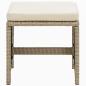 Preview: 9-tlg. Garten-Essgruppe mit Kissen Poly Rattan Beige