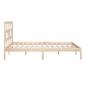 Preview: Massivholzbett Kiefer 200x200 cm