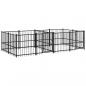 Preview: Outdoor-Hundezwinger Stahl 7,51 m²