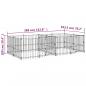 Preview: Outdoor-Hundezwinger Stahl 7,51 m²