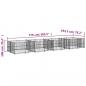 Preview: Outdoor-Hundezwinger Stahl 15,02 m²