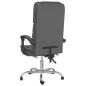Preview: Bürostuhl mit Massagefunktion Grau Kunstleder