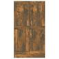 Preview: Bücherschrank Räuchereiche 82,5x30,5x150 cm Holzwerkstoff