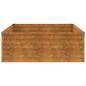 Preview: Hochbeet 100x100x36 cm Cortenstahl
