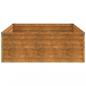 Preview: Hochbeet 100x100x36 cm Cortenstahl