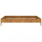 Preview: Hochbeet 100x100x18,5 cm Cortenstahl