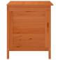 Preview: Gartentruhe Braun 50x49x56,5 cm Massivholz Tanne