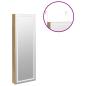 Preview: Spiegel-Schmuckschrank mit LED-Beleuchtung Wandmontage