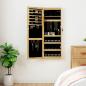 Preview: ARDEBO.de - Spiegel-Schmuckschrank mit LED-Beleuchtung Wandmontage