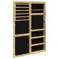 Preview: Spiegel-Schmuckschrank mit LED-Beleuchtung Wandmontage