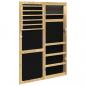 Preview: Spiegel-Schmuckschrank mit LED-Beleuchtung Wandmontage