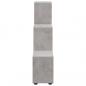 Preview: Treppenregal Betongrau 107 cm Holzwerkstoff