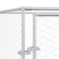 Preview: Outdoor-Hundezwinger Silbern 8x8x2 m Verzinkter Stahl