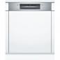 Preview: Bosch SMI4HAS48E Spüler 60cm integriert Edelstahl, Serie 4, Einbau