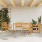 Preview: ARDEBO.de - 5-tlg. Garten-Essgruppe Massivholz Teak