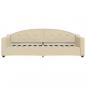 Preview: Tagesbett Creme 80x200 cm Stoff