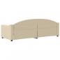 Preview: Tagesbett Creme 80x200 cm Stoff