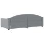 Preview: Tagesbett Hellgrau 100x200 cm Stoff