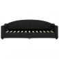 Preview: Tagesbett Schwarz 80x200 cm Stoff