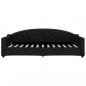 Preview: Tagesbett Schwarz 90x200 cm Stoff