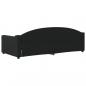 Preview: Tagesbett Schwarz 90x200 cm Stoff