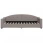 Preview: Tagesbett Taupe 80x200 cm Stoff