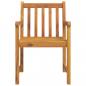 Preview: Gartenstühle 4 Stk. 56x55,5x90 cm Massivholz Akazie