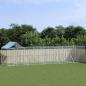 Preview: ARDEBO.de - Outdoor-Hundezwinger mit Dach Silbern 10x2x2,5 m Stahl Verzinkt