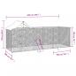 Preview: Outdoor-Hundezwinger mit Dach Silber 6x2x2,5 m Verzinkter Stahl