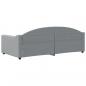 Preview: Tagesbett Hellgrau 90x190 cm Stoff