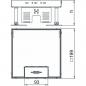 Preview: Obo Bettermann RKSN2 4 VS 20 Quadratische Kassette mit Schnurauslass 200x200mm, A2, 1.4301