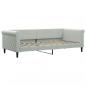 Preview: Tagesbett Hellgrau 90x200 cm Samt