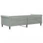 Preview: Tagesbett Hellgrau 90x200 cm Samt