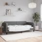 Preview: ARDEBO.de - Tagesbett Dunkelgrau 90x200 cm Stoff