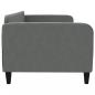 Preview: Tagesbett Dunkelgrau 90x200 cm Stoff