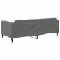 Preview: Tagesbett Dunkelgrau 90x200 cm Stoff