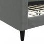 Preview: Tagesbett Dunkelgrau 90x200 cm Stoff