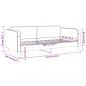 Preview: Tagesbett Hellgrau 90x200 cm Stoff