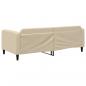 Preview: Tagesbett Creme 90x200 cm Stoff
