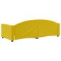 Preview: Tagesbett Gelb 90x200 cm Samt