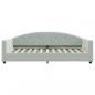 Preview: Tagesbett Hellgrau 100x200 cm Samt