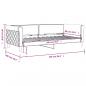 Preview: Tagesbett Blau 90x200 cm Samt