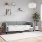 Preview: ARDEBO.de - Tagesbett Hellgrau 80x200 cm Stoff