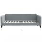 Preview: Tagesbett Hellgrau 80x200 cm Stoff
